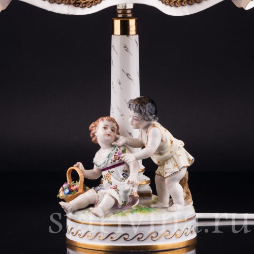 Дети, лампа, Volkstedt, Германия, нач. 20 в