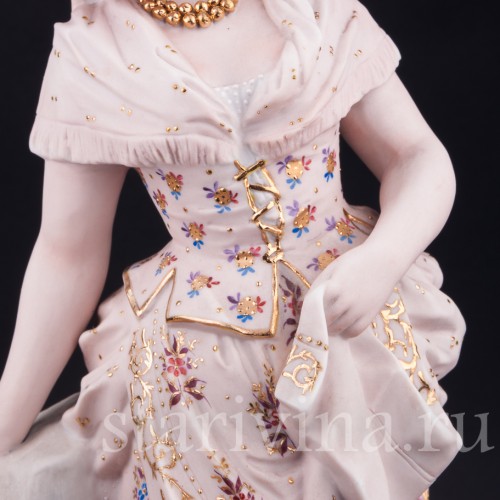 Статуэтка из фарфора пары Ухаживание, Probstzella, Германия, 1886-89 гг.