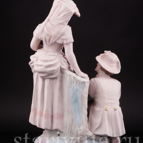 Статуэтка из фарфора пары Ухаживание, Probstzella, Германия, 1886-89 гг.
