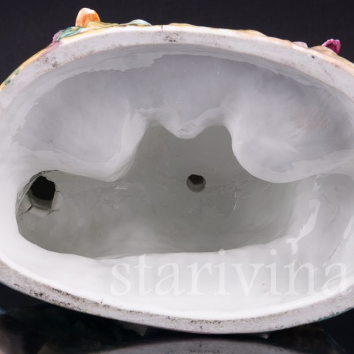 Пара с цветами и овечкой, Samson, Франция, кон. 19 - нач. 20 вв