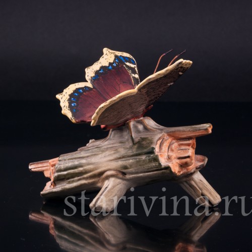 Бабочка на сухой ветке, Goebel, Германия, до 1990 г