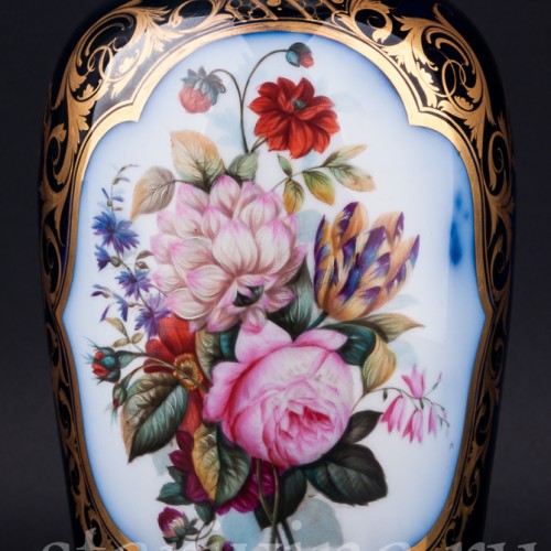 Ваза Садовые цветы, Франция, кон. 19 - нач. 20 вв