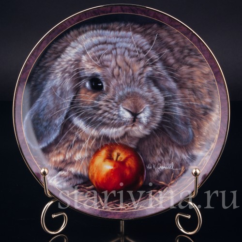 Три декоративные тарелки Рассказы о кроликах, Bradford, Великобритания, 1997 г