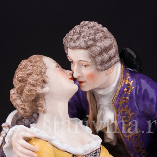 Фарфорвая статуэтка Пара у клавесина, Германия, 19 в.
