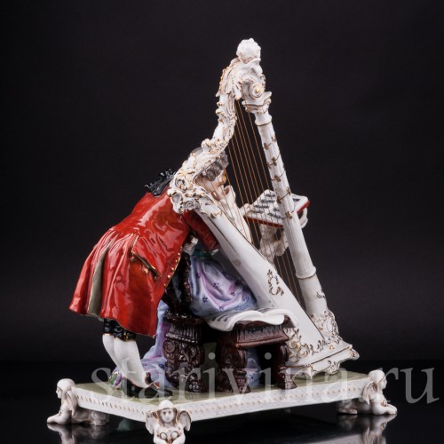 Пара у арфы, Dressel, Kister & Co, Германия, 1907-20 гг