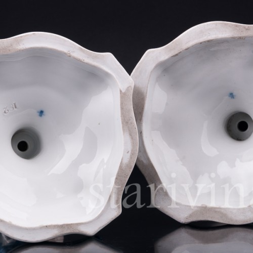 Фарфоровые Подсвечники, Sitzendorf, Германия, 19 в.