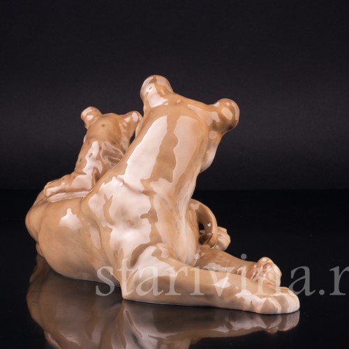 Львица с львенком, Bing & Grondahl, Дания, вт. пол. 20 в