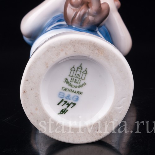 Мальчик со щенком, Bing & Grondahl, Дания, 1940-50 гг