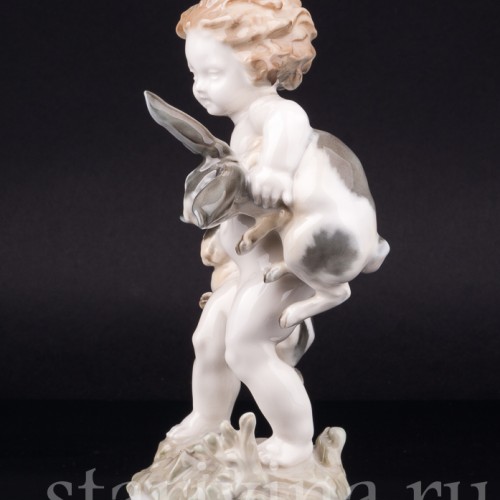 Малыш с кроликами, Hutschenreuther, Германия, 1939-64 гг