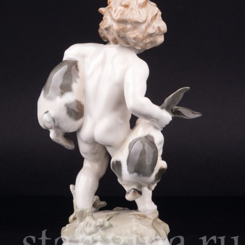 Малыш с кроликами, Hutschenreuther, Германия, 1939-64 гг