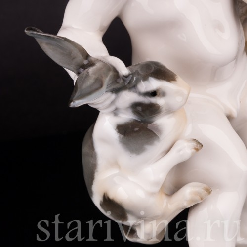 Малыш с кроликами, Hutschenreuther, Германия, 1939-64 гг