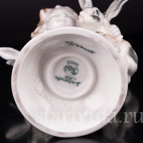 Малыш с кроликами, Hutschenreuther, Германия, 1939-64 гг