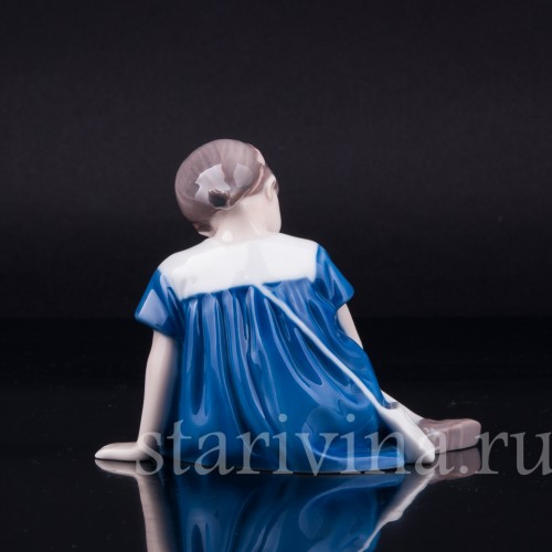 Девочка с куклой, Bing & Grondahl, Дания, 1940-50 гг