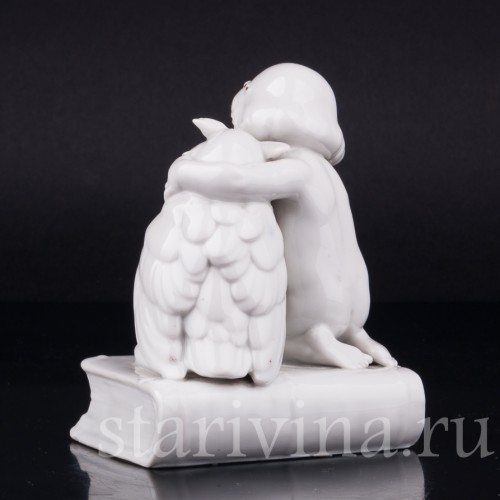 Девочка с совой, Hertwig & Co, Германия, 1920-30 гг