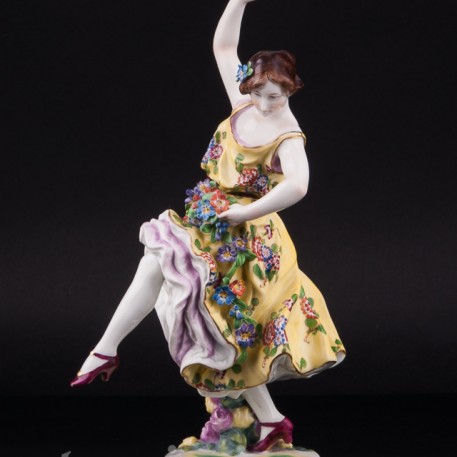 Танцовщица с бубном, Dressel, Kister & Co, Германия, нач. 20 в