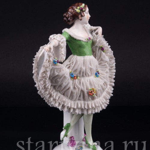 Танцовщица, кружевная, E. A. Muller, Германия, 1920-30 гг