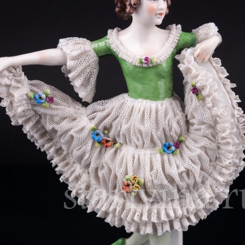 Танцовщица, кружевная, E. A. Muller, Германия, 1920-30 гг