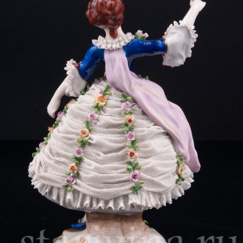 Танцовщица Камарго, кружевная, Volkstedt, Германия, до 1935 г