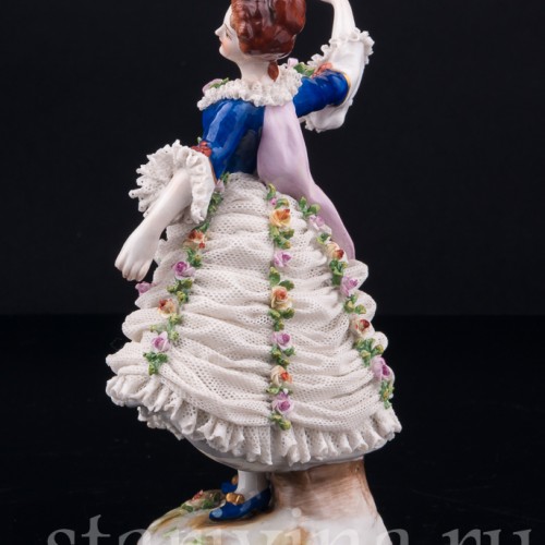 Танцовщица Камарго, кружевная, Volkstedt, Германия, до 1935 г