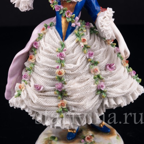 Танцовщица Камарго, кружевная, Volkstedt, Германия, до 1935 г