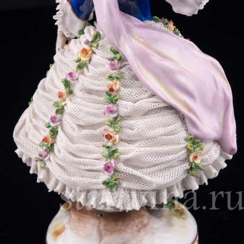 Танцовщица Камарго, кружевная, Volkstedt, Германия, до 1935 г