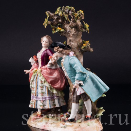 Пара под деревом, Volkstedt, Германия, кон. 19 в