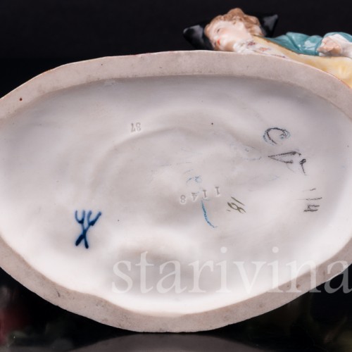 Пара под деревом, Volkstedt, Германия, кон. 19 в