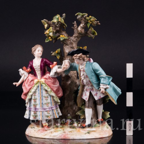 Пара под деревом, Volkstedt, Германия, кон. 19 в