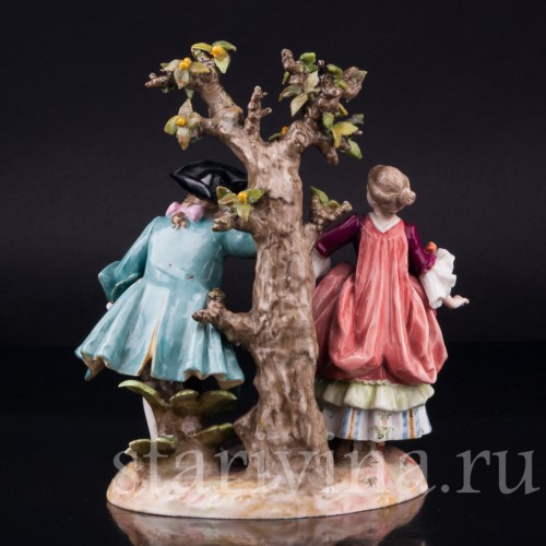 Пара под деревом, Volkstedt, Германия, кон. 19 в