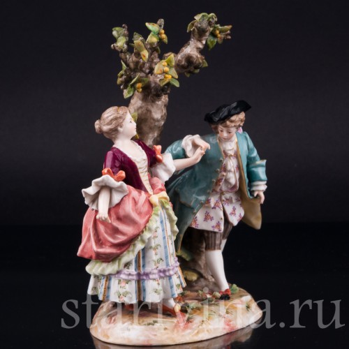 Пара под деревом, Volkstedt, Германия, кон. 19 в