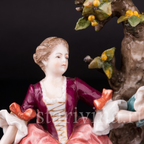 Пара под деревом, Volkstedt, Германия, кон. 19 в