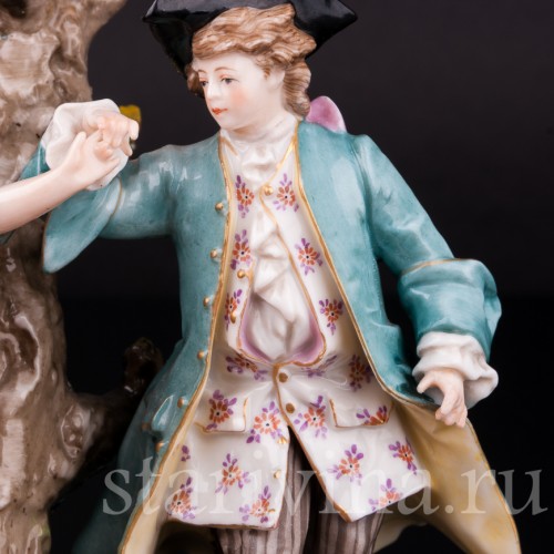 Пара под деревом, Volkstedt, Германия, кон. 19 в