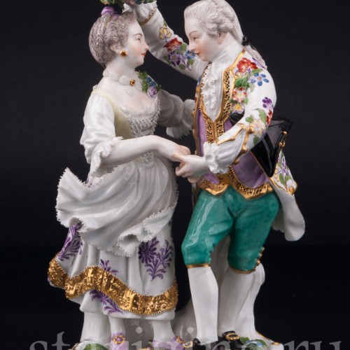 Танцующая пара с венком, Meissen, Германия, 19 в