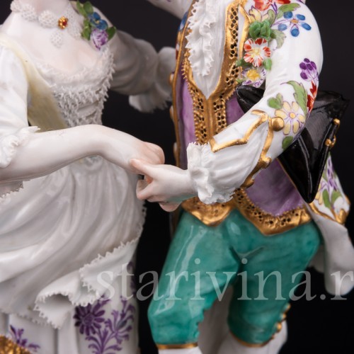 Танцующая пара с венком, Meissen, Германия, 19 в