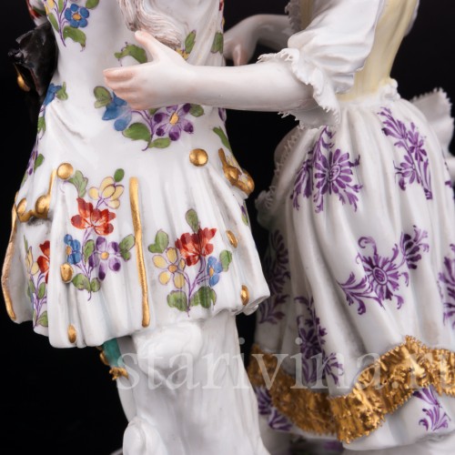 Танцующая пара с венком, Meissen, Германия, 19 в