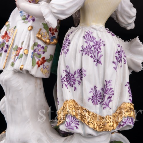 Танцующая пара с венком, Meissen, Германия, 19 в