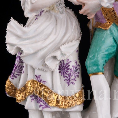 Танцующая пара с венком, Meissen, Германия, 19 в
