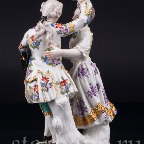 Танцующая пара с венком, Meissen, Германия, 19 в