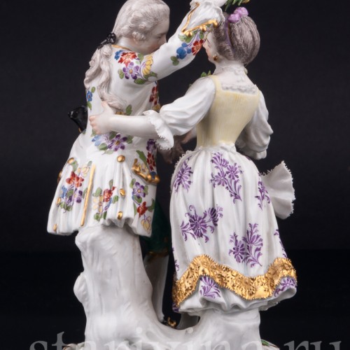 Танцующая пара с венком, Meissen, Германия, 19 в
