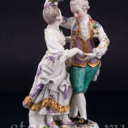 Танцующая пара с венком, Meissen, Германия, 19 в