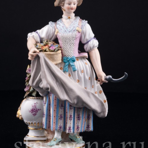 Садовница, Meissen, Германия, 19 в