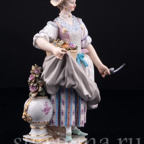 Садовница, Meissen, Германия, 19 в