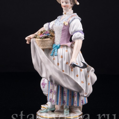 Садовница, Meissen, Германия, 19 в
