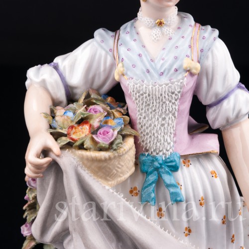 Садовница, Meissen, Германия, 19 в