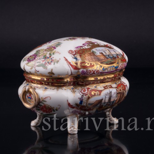 Шкатулка с морскими сценами, Helena Wolfsohn, Германия, кон. 19 в