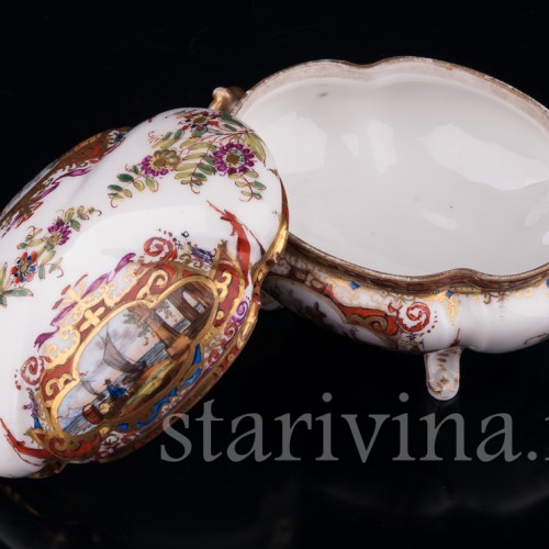 Шкатулка с морскими сценами, Helena Wolfsohn, Германия, кон. 19 в