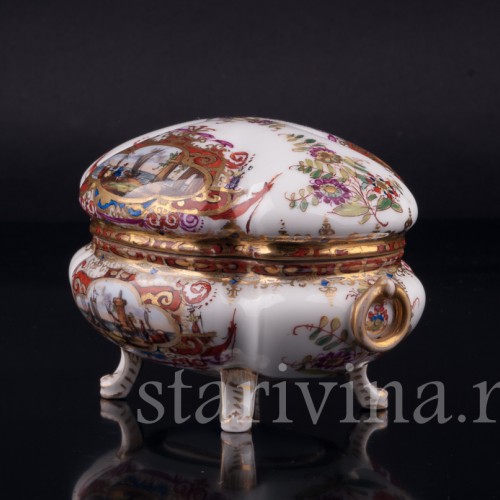 Шкатулка с морскими сценами, Helena Wolfsohn, Германия, кон. 19 в