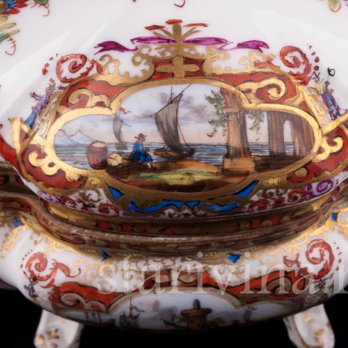 Шкатулка с морскими сценами, Helena Wolfsohn, Германия, кон. 19 в