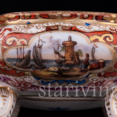 Шкатулка с морскими сценами, Helena Wolfsohn, Германия, кон. 19 в