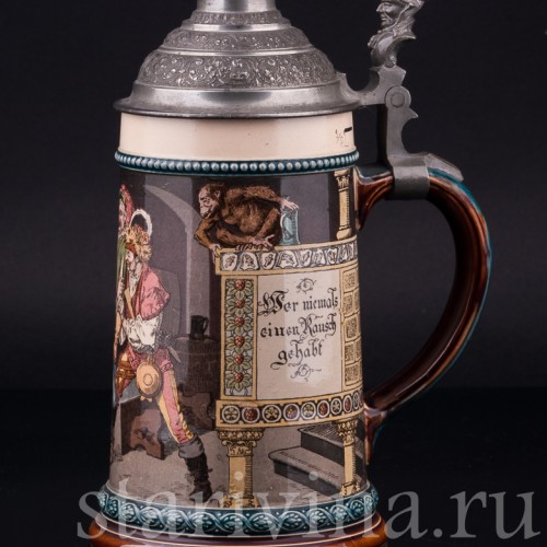 Пивная кружка, 1/2 л, Villeroy & Boch, Германия, 1898 г